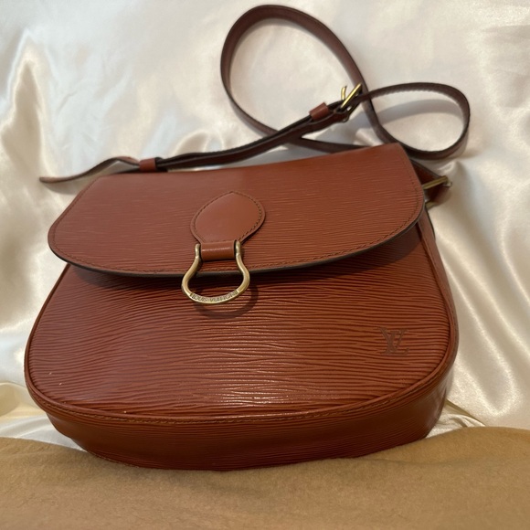 SOLD !!! COA Vintage Authentic Louis Vuitton Saint Cloud Handbag Epi Leather PM - Picture 2 of 15